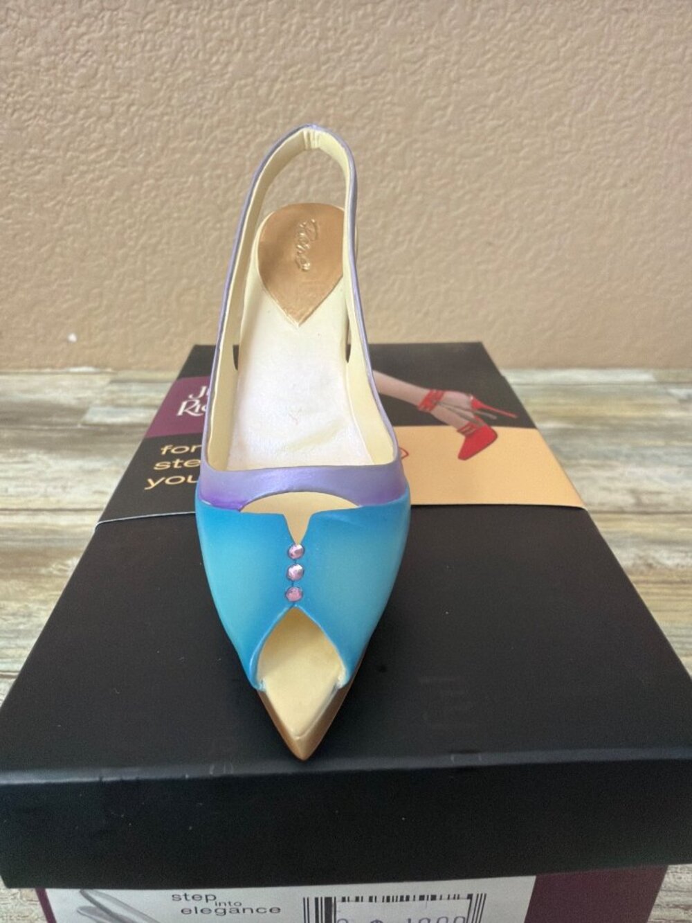 Just The Right Shoe Raine 2004 Dance Til Dawn Mini Shoe Used w/ Box COA #25476 - Picture 6 of 12